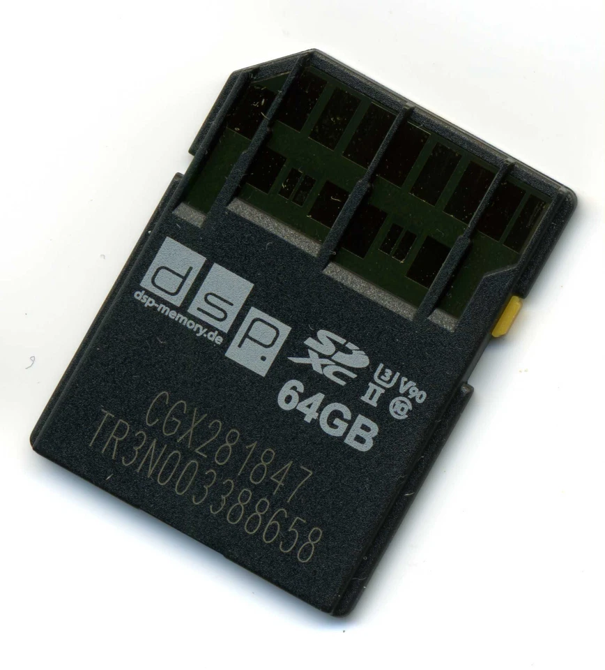 DSP Memory SDXC 64GB UHS-II V90 Speicherkarte - Bild 1 von 1
