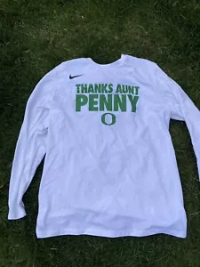 Oregon Ducks Nike basketball warm up shirt team issued PE LS Men’s sz Sz L - Picture 1 of 12