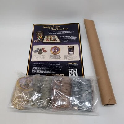 Atlas Games Cursed Court Board Game - Promotional Kit W/Token Set, Poster, Etc - Image 1 of 4