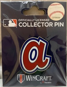 ATLANTA BRAVES COOPERSTOWN COLLECTOR PIN NEW WINCRAFT - Picture 1 of 1