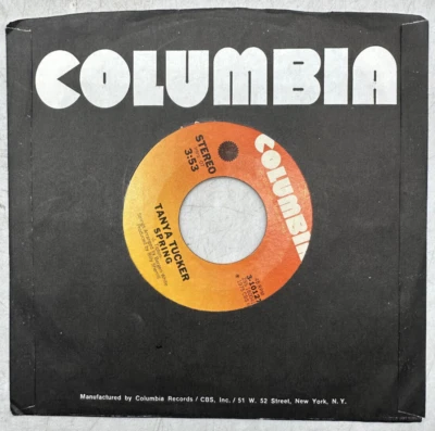 Tanya Tucker Spring / Bed of Roses Columbia 3-10127 NM - Image 1 of 4