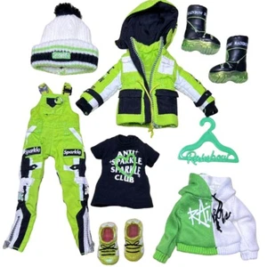Rainbow High Jade Hunter Winter Break Serie 1 Muñeca Conjunto Ropa Zapatos Lote - Imagen 1 de 7