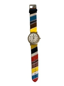 Marcel Drucker Quartz Japanese Movement Ladies Watch Patchwork Leather Band - Picture 1 of 5