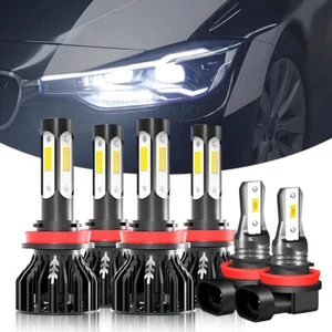 Para For Nissan Versa 2020-2021 H11+H11+H11 Combo de faros LED altos/bajos luces - Picture 1 of 39