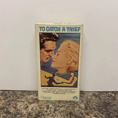 To Catch A Thief (VHS, 1981) Cary Grant, Grace Kelly, Hitchcock, 1954 ORIGINAL Foto 1 de 4