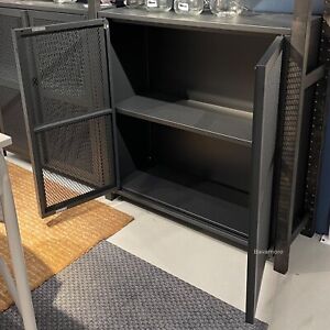 Ikea IVAR Cabinet with Doors, Black Mesh, 31½×32⅝" 005.312.40 NEW