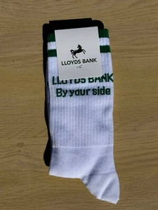 Calcetines Lloyds Bank By Your Side Sign Of The Black Horse Talla Única Blanco Tenis - Imagen 1 de 3