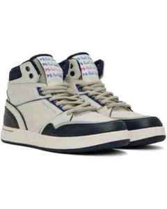 PAUL SMITH PS LOPES SNEAKERS DARK NAVY LEATHER COLOR LACE UP SIZE 12M US NIB - Picture 1 of 5