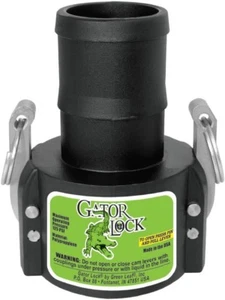 Green Leaf Gatorlock 1-1/2 inch Female Coupler x 1-1/2 inch Hose Barb - GLP150C - Picture 1 of 2