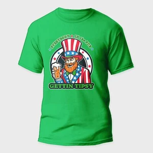 Everybody In the Pub Gettin Tipsy - Saint Patricks Day T-Shirt S-5XL Size Green - Picture 1 of 11