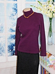 Bloomingdales Sutton Studio 95% Cotton & 5% Spandex Pullover Turtleneck S - Picture 1 of 5