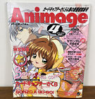 Animage April 2000 w/ inserts Excel Saga, Gonzo A Go-go Japanese Anime Vol 262