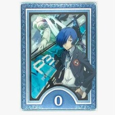 Persona 3 The Movie Hero Makoto Yuki Trading Clear Card Metallic Wafer Choco P3