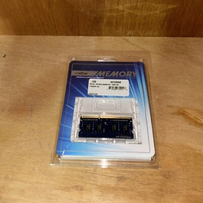 Crucial 1 x 2GB DDR3 1600 MHz PC3-10600 1.35V 204 Pin Laptop RAM Sodimm Memory  - Image 1 of 4