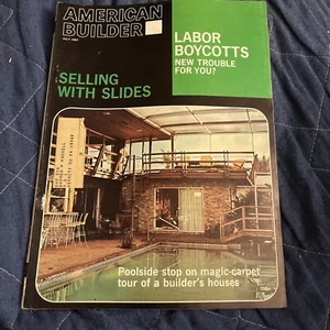American Builder Magazine July 1967 Complete With Blueprints - Picture 1 of 3