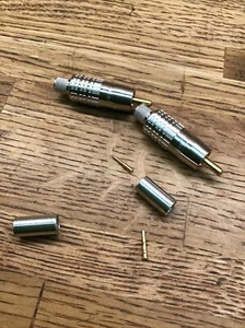 (2) Canare 75 Ohm RCA Pin Connector #RCAP-C4F - Picture 1 of 5