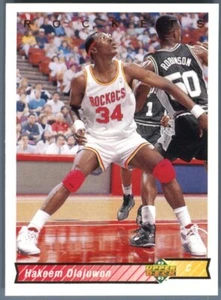 1992-93 Upper Deck Houston Rockets Hakeem Olajuwon #136 - Picture 1 of 2