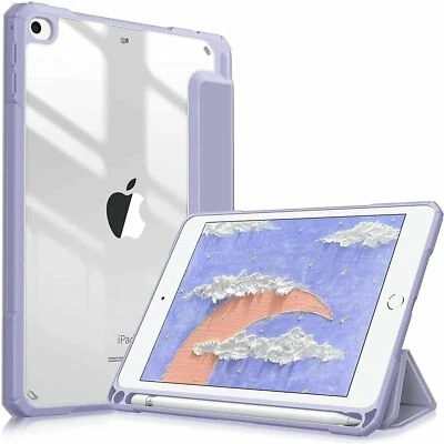 Shockproof Case for iPad Mini 5 /iPad Mini 4 Slim Stand Cover with Pencil Holder - Image 1 of 4