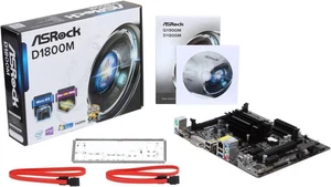 ASRock D1800M Intel Dual-Core Celeron Processor J1800 Micro ATX Motherboard - Picture 1 of 5