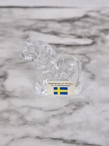 Vintage Lindshammar Schweden Glasfigur - Dalapferd - Bild 1 von 7