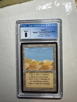 MTG Arabian Desert CGC 8 NM/Mint Campfire Variant!  1993 - Image 1 of 4