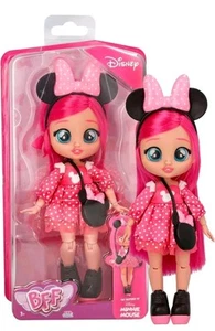 Disney BFF Cry Babies Minnie Mouse Fashion Doll Pink Articulated Limbs New seale - Bild 1 von 2