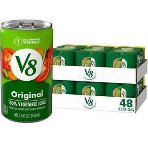 Original 100% Vegetable Juice, Vegetable Blend with Tomato Juice, 5.5 FL OZ C... - Picture 1 of 5