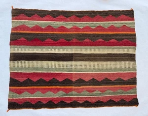 Native American Navajo Saddle Blanket Rug 27" x 35" - Picture 1 of 6