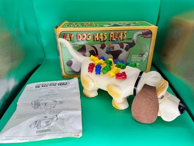 Vintage 1979 My Dog Has Fleas Game Ideal Toy (COMPLETE, & NICE!) Dog Game w/Box - Image 1 of 4