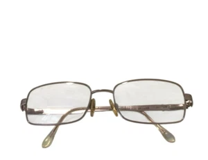 Genny Italy Rechteckig Metall Brille Brillengestell Nur Silber Rosegold 5371 - Bild 1 von 9