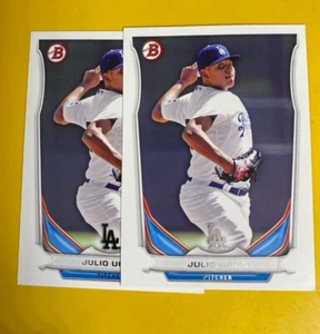 30647 (2)-2014 Bowman Draft Top Prospects #TP14 Julio Urias DODGERS ROOKIES - Bild 1 von 2