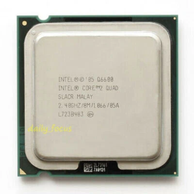 Intel Core 2 Quad Q6600 SLACR 2.40GHz/8M/1066 MHz Socket 775 CPU Processor - Image 1 of 3
