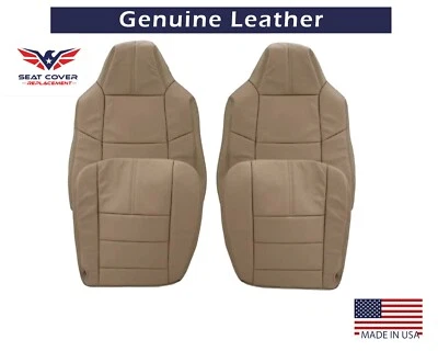 2008 2009 2010 福特 F-250 F-350 Lariat XLT 皮革座椅套骆驼棕褐色 — 第 1/4 张图片