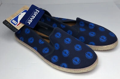 Dallas Mavericks Zapatos Mujer XL Se Ajusta 11/12 Baloncesto NUEVO Sin Cordones Damas NBA Foto 1 de 4