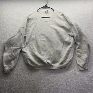 Robuster Sweat Sweatshirt Herren XL weiß grau Lee Robust Sweats Rundhals Vintage - Bild 1 von 14