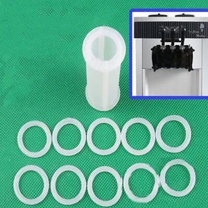 10x Rubber Ring Sealing Ring Tube for YIKAFU YKF COOCO Serve Ice Cream Maker - Picture 1 of 3