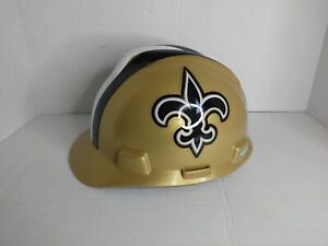 MSA NFL New Orleans Saints Hard Hat Certified V-Gard Size Medium 