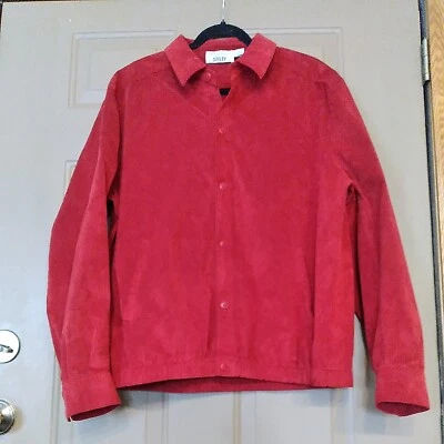 Camisa Deep Red St. Croix Seeley Tejidos Para Hombre Manga Larga Botón Talla XL EE. UU. Bonita Foto 1 de 4