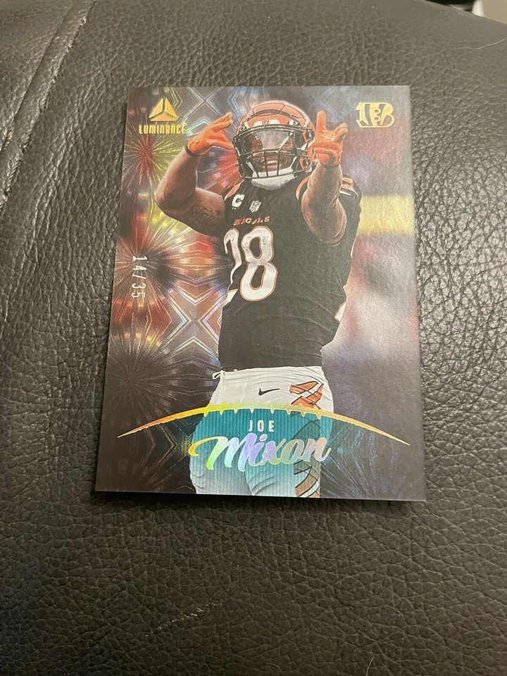 2023 PANINI LUMINANCE JOE MIXON #/35 TEAL HOLO SP CINCINNATI BENGALS MINT - Image 1 of 1