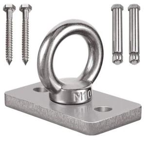 1800lb Capacity Wall Ceiling Mount Bracket for Suspension Strap Battle Rope A... - Picture 1 of 7