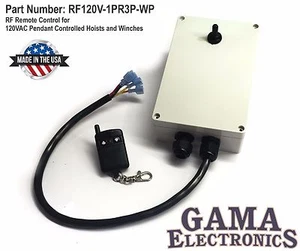 Control remoto para polipastos y cabrestantes controlados por colgante 120VAC - RF120V1PR3P-WP - Imagen 1 de 4
