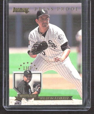 Wilson Alvarez 1995 Donruss Gold Foil Press Proofs Chicago White Sox #57 /2000 - Image 1 of 2