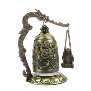 Old-style sculpture of the Buddhist saint, king, god, bell temple A - Bild 1 von 6