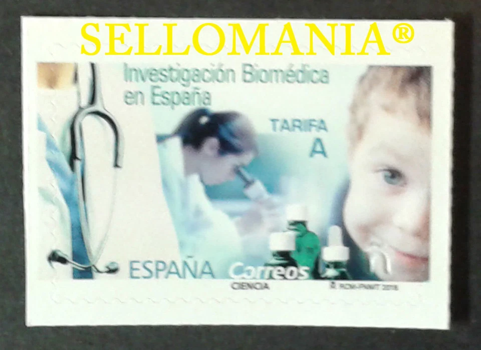 2018 CIENCIA INVESTIGACION BIOMEDICA EN ESPAÑA MICROSCOPIO 5197 ** MNH  TC20873 - Imagen 1 de 1