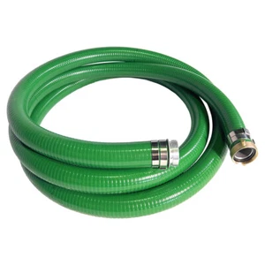Conjunto de manguera de succión de PVC verde de 2", pasador hembra x pasador macho, 65 PSI, 20... - Imagen 1 de 1