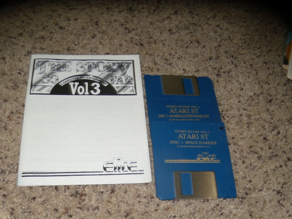 The Story So Far Vol. 3 Atari ST 3.5" disks with pictured insert - Image 1 of 1