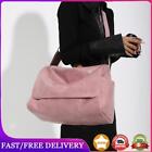 Women PU Vintage Shoulder Bag Crossbody Tote Bag Fancy Messenger Bag(Pink AU