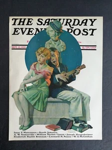Vintage Saturday Evening Post 22. September 1928 Norman Rockwell ORIGINAL Cover - Bild 1 von 1