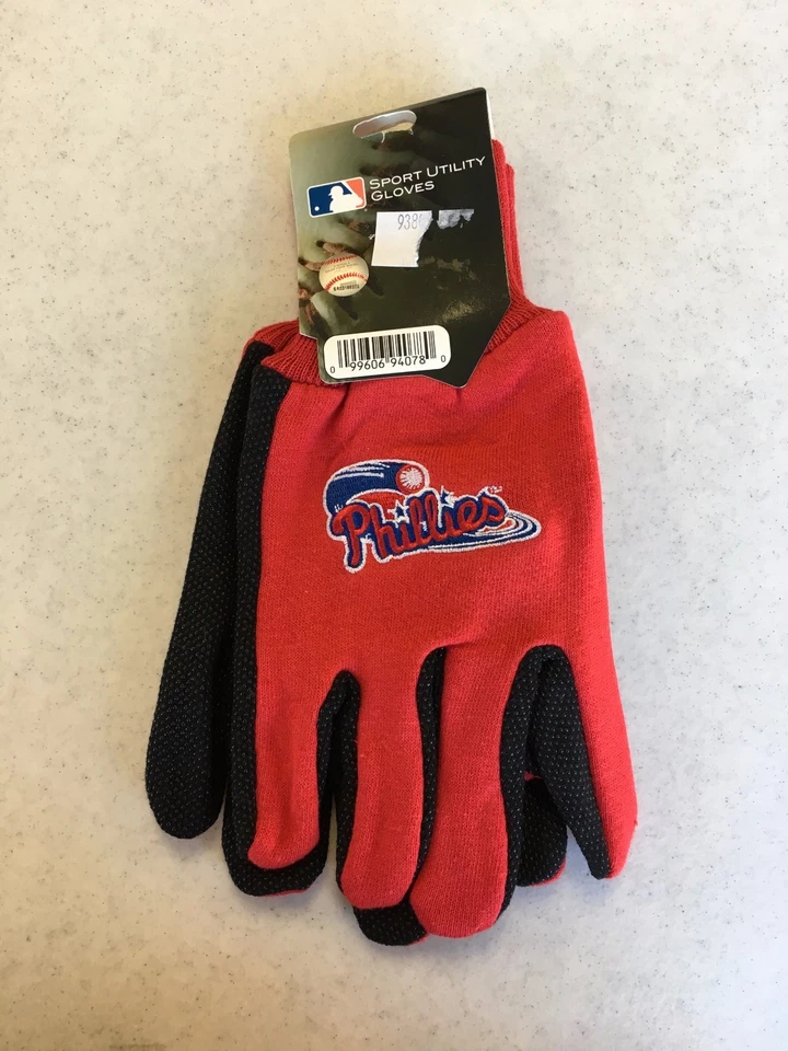 MLB Philadelphia Phillies 1998 Alternate Logo Utility Work Gloves McArthur 30day