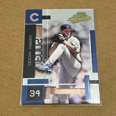 Playoff Absolute Memorabilia 2003 - #19 Kerry Wood Chicago Cubs Foto 1 de 2